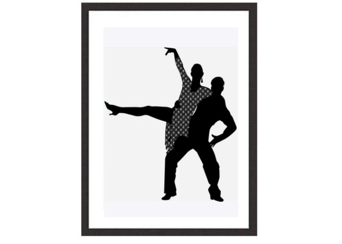 Tango Dancers Framed Print